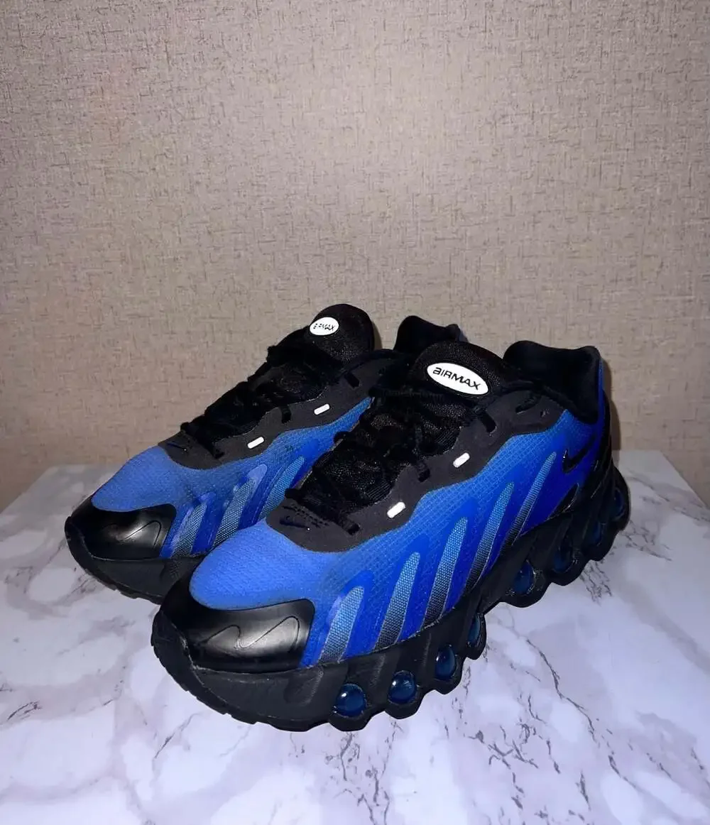 Nike Air Max DN8 Hyper Royal/Black Running Shoes (GS Size 6.5Y)